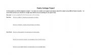English Worksheet: Vivid Poetry