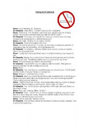 English Worksheet: Smoking