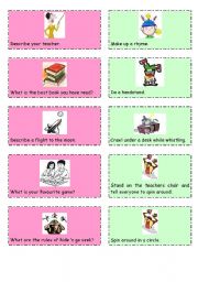 English Worksheet: KIWI-Do - Can you too? 2/3 Conversation board game.