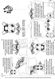 English Worksheet: Anansi and Turtle [BW] (mini_book)