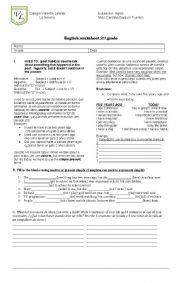 English Worksheet: Used to and modal verbs worksheet