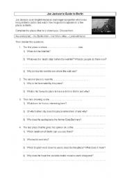 English Worksheet: Joe Jacksons Guide to Berlin