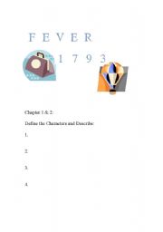 English worksheet: Fever 1793