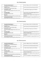 English worksheet: About - Idioms and Expressions