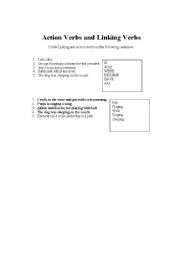 English Worksheet: VERB