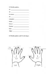 English worksheet: Nice exercise about numbers