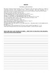 English Worksheet: The number eleven