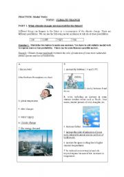 English Worksheet: What climate changes are expected for the future?