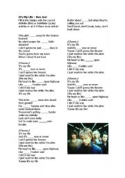 English Worksheet: Bon Jovi -Its My Lfe