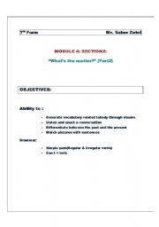 English Worksheet: Health problems