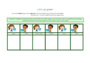 English Worksheet: lets go green - sorting and recycling
