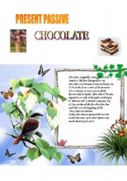 English Worksheet: chocolate