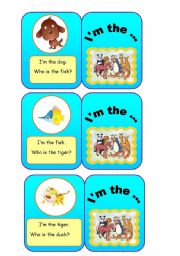 English Worksheet: ANIMALS - Im the... (1/7)