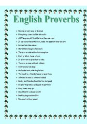 English Proverbs