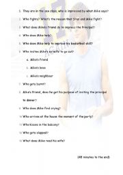 English Worksheet: 17 again Second part
