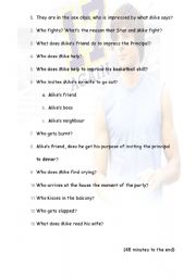 English worksheet: 17 again Second part