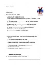 English worksheet: RUSH HOUR 2