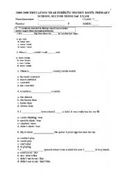 7th grade 2nd term 2nd exam test 