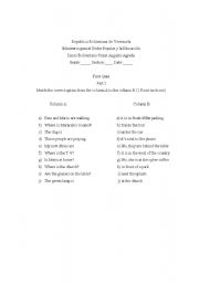 English worksheet: Test