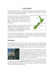 English Worksheet: New Zealand