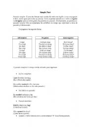 English Worksheet: Simples Pasta - Grammar 