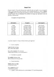 English worksheet: Simples Pasta - Grammar 