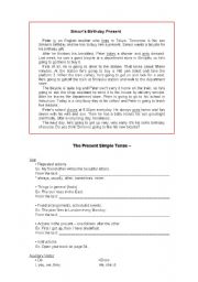 English worksheet: Present Simple - Interative Grammar