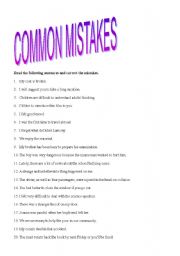 Common Mistakes 