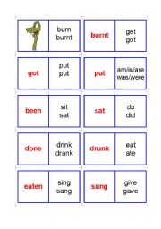 irregular verbs snake