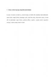 English Worksheet: airport vocab. expansion (2 pages)