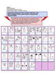 English Worksheet: adjectives