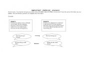 English worksheet: Simple Past speaking activity