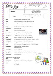 English Worksheet: Drama 