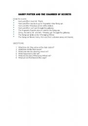 English Worksheet: Harry Potter (2nd. worksheet)