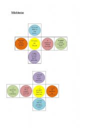 English Worksheet: Dice nets with if-clauses type II