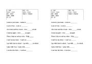 English Worksheet: Personal Pronouns - Short test 
