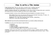 English worksheet: film rewiev