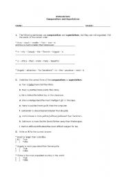English Worksheet: Comparatives and Superlatives