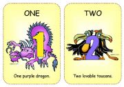 Number Flashcards (1 to 5)