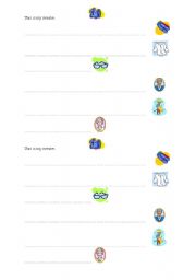 English Worksheet: This, That, These, Those