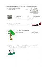 English Worksheet: going to worksheet