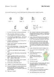 English Worksheet: Scrubs - My Old Lady