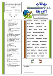 Fun Sheet Elementary 34