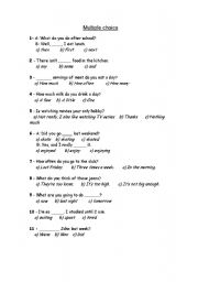 English Worksheet: mixed words