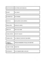 English worksheet: Phrasal Verbs