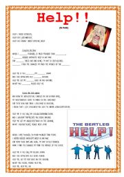 English Worksheet: Song 