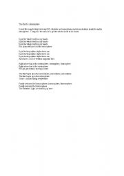 English Worksheet: Song: The Earths Atmosphere
