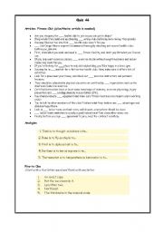 English worksheet: Qioz 46-50