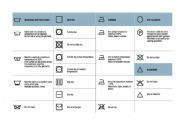 English Worksheet: Washing Symbols