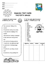 TEST PAPER